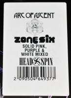 ARC OF ASCENT / ZONE SIX - SPLIT (SOLID PINK, PURPLE & WHITE MIXED vinyl LP)