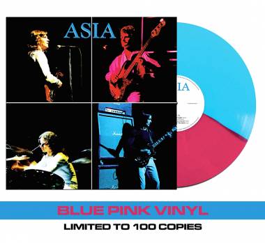 ASIA - ASIA (TURQUOISE/PINK vinyl LP)