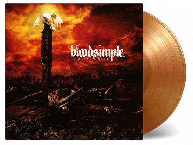 BLOODSIMPLE - A CRUEL WORLD (ORANGE & GOLD MIXED vinyl LP)