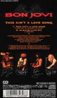 BON JOVI - THIS AIN'T A LOVE SONG (3" CD)