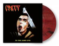 CANCER - TO THE GORY END (RED/BLACK MARBLED vinyl LP)