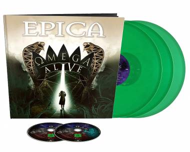 EPICA - OMEGA ALIVE (GREEN vinyl 3LP + DVD + BLU-RAY EARBOOK)