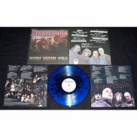 FINGERNAILS - DESTROY WESTERN WORLD (BLUE/BLACK SPLATTER vinyl LP)