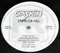 GASKIN - STAND OR FALL (WHITE vinyl LP)