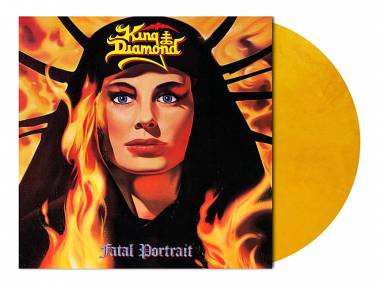 KING DIAMOND - FATAL PORTRAIT (GOLDEN YELLOW MARBLED vinyl LP)