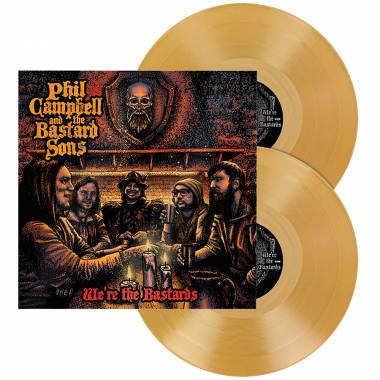 PHIL CAMPBELL AND THE BASTARD SONS - WE'RE THE BASTARDS (GOLD vinyl 2LP)
