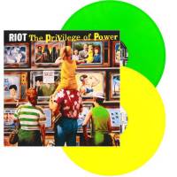 RIOT - THE PRIVILEGE OF POWER (GREEN & YELLOW vinyl 2LP)
