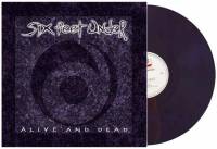 SIX FEET UNDER - ALIVE AND DEAD (DARK PURPLE/BLUE MARBLED vinyl LP)