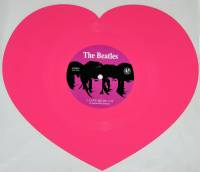 THE BEATLES - LOVE ME DO (HEART SHAPED PINK vinyl 7")