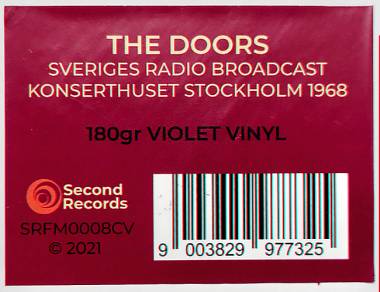 THE DOORS - WHEN THE MUSIC'S OVER (VIOLET vinyl LP)