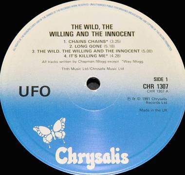 UFO - THE WILD, THE WILLING AND THE INNOCENT (LP)